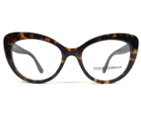 Dolce &amp; Gabbana Eyeglasses Frames DG3255 502 Tortoise Cat Eye Large 51-1... - $149.23