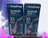 *2* Drip Drop Dehydration Relief Variety Pk &amp; Berry Electrolyte  EXP: 02... - £11.30 GBP