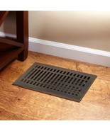 Contemporary Floor Register with Louvers - 6&quot; x 8&quot; Antique Brass - $1,442.94 MXN