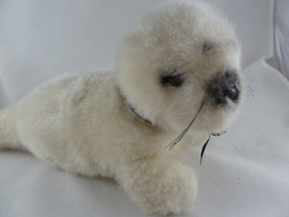 Dakin 1982 baby Seal Plush 14&quot; Grey Arctic Circle Vintage Stuffed Animal - £7.90 GBP