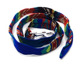 Aztec Tribal Print Pattern Material Pet Dog Leash with Handle and Clasp - Animal - £12.17 GBP+