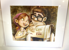 Disney Carl and Ellie from Up! Art Print 16 x 20 More Sizes Available
