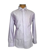 CANALI Impeccable Mens 42 - 16.5 Purple Long Sleeve Button Up Shirt - $49.49