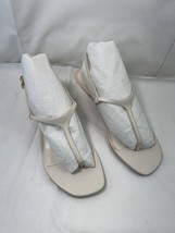 New Michael Kors® Womens Tasha Leather Kitten T Sandals LT Cream Sz7.5  $110.00 - £26.72 GBP