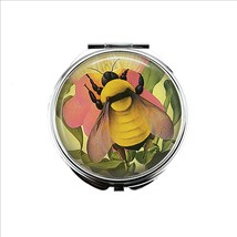 1 Bee Portable Makeup Compact Double Magnifying Mirror - £11.04 GBP