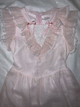 Vtg Girls Robyn Sue Pink dress Lace  Sz 8 Made In USA - $39.59