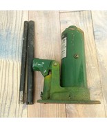 Vintage Hein-Werner Model E3.10AG Green 3 Ton Bottle Jack w 2 Piece Hand... - $64.77