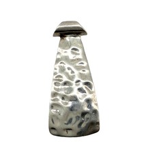 Vintage Retired Sterling Silver SILPADA 925 Tie shaped Hammered Pendant - $24.75