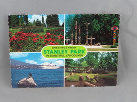 Vintage Postcard - Stanley Park 4 Pictures - Dexter Press - $15.00