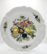Vintage Forma Vecchio Milano Italy 10” Dinner Plate Scalloped Floral  *Read* - £15.92 GBP