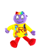 Vintage The Letter People Miss R Super Plush Puppet Rainbow Hair - $34.60