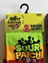 3 Pair of Novelty Socks (Mens Size 6-12) Sour Patch, Bubble Yum &amp; Twizzl... - £11.04 GBP