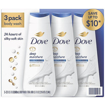 Dove Nourishing Body Wash, Deep Moisture (23 fl. oz., 3 pk.) - £22.84 GBP