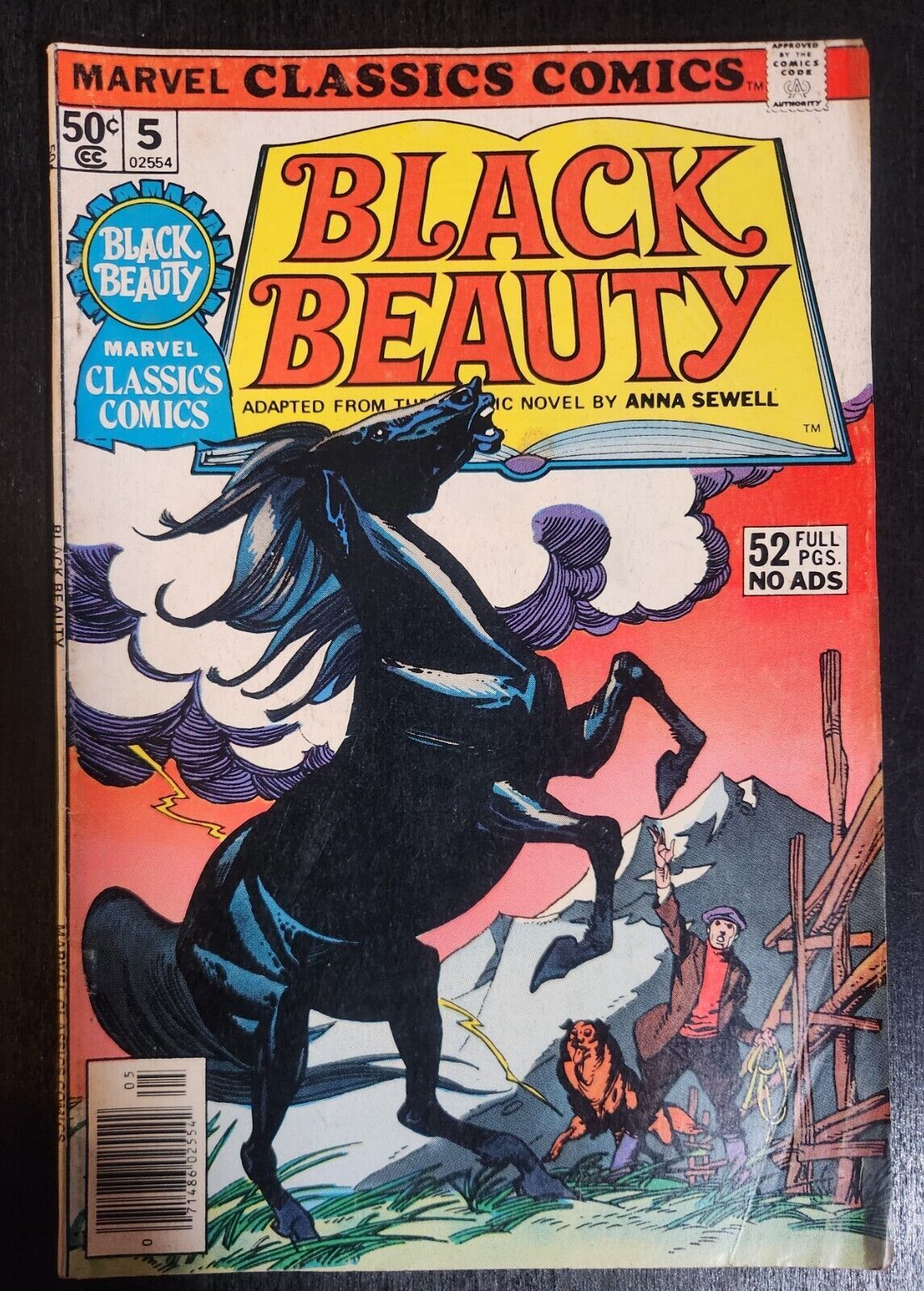 MARVEL CLASSIC COMICS #5 BLACK BEAUTY ANNA SEWELL MARVEL 1976 BRONZE AGE... - $4.00
