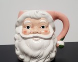 NEW Transpac Pastel Pink Retro Christmas Santa Mug 30 OZ Dolomite - £31.59 GBP