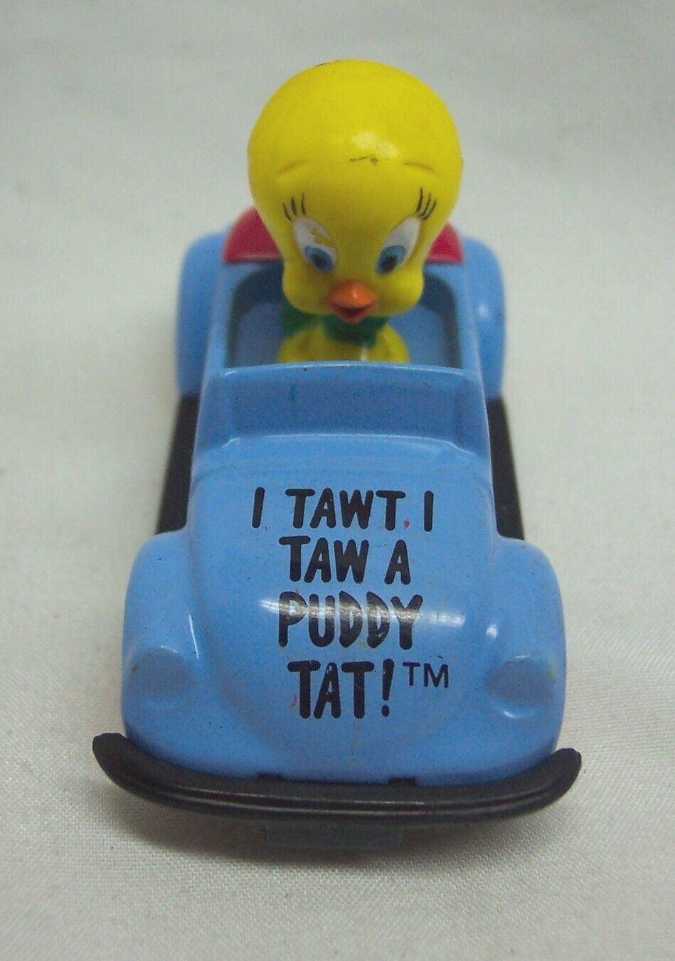 VINTAGE 1988 ERTL Looney Tunes TWEETY BIRD DIE-CAST Metal Vehicle TOY CAR - £11.67 GBP