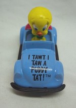 VINTAGE 1988 ERTL Looney Tunes TWEETY BIRD DIE-CAST Metal Vehicle TOY CAR - $14.85