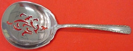 Candlelight by Towle Sterling Silver Nut Spoon Scroll Piercing 4 3/4&quot; Serving - £38.98 GBP