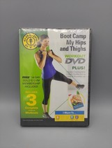 DVD Gold&#39;s Gym NEW Boot Camp My Hips &amp; Thighs 3 Workouts Fitness Cardio Exercise - $6.22