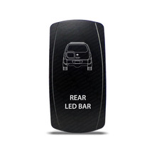 CH4X4 Rocker Switch for NissanÂ® Xterra 1st Gen Rear Led Bar Symbol - Bl... - £13.17 GBP