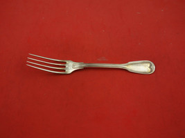 Filet Contour Threaded by Puiforcat French Sterling Silver Dessert Fork 7&quot; - £116.00 GBP