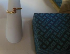 Avon Birthstone Accent Ring Austrian Glass Stone June Alexandrite Size 6... - $18.80