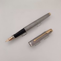Parker 75 Cisele Sterling Silver  Fountain Pen Made in USA - £122.94 GBP