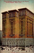 Vintage POSTCARD-HOTEL Mc Alpin,Largest Hotel In The World,Herald Square, Ny BK59 - £4.67 GBP