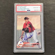 2018 Topps Pro Debut #94 Dylan Cease Signed Card PSA Slabbed Auto GRADE 10 White - £55.03 GBP