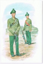 Postcard Stadden Uniform Officer 7 Sergeant Royal Irish Rangers 1973 - £2.35 GBP