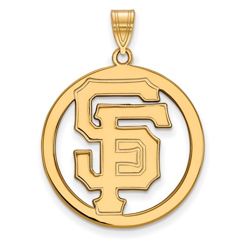 Primary image for SS w/GP MLB  San Francisco Giants XL Pendant in Circle