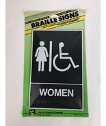FSTSHP NEW HY-KO PRODUCTS -DB-2 - RESTROOM SIGN - WOMEN &amp; WHEELCHAIR ( 1... - $188.70 MXN