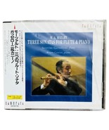 Mozart 3 Sonatas for Flute &amp; Piano CD Gazzelloni 1989 SEALED OBI Japan I... - $35.05 CAD