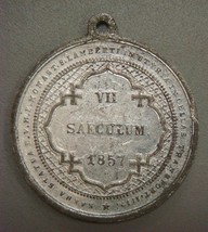 1857 St Lambrecht Lamberti Papal Charm Medal Pilgrimage Maria Cellensis Austria - £105.55 GBP