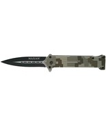 Maxam  Assisted Opening Digital Camo Liner Lock Knife Aluminum Handle NEW - $17.81