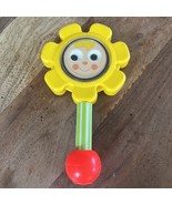 Vintage 1973 Fisher Price Baby Flower Rattle Peekaboo Mirror 424 Crib Ra... - €7,46 EUR