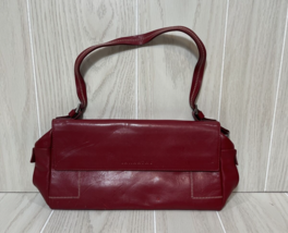 Lamarthe Made ITALY Leather Handbag FLAWS red leather purse hand bag READ - £4.74 GBP