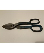 Vintage Metal Tin Snips 10&quot; Solid Steel Drop Forged - $247.32 MXN