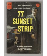 Roy Huggins 77 SUNSET STRIP First ed. TV Tie-in Hard-Boiled novelization... - $31.35 CAD