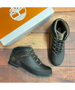 Timberland Men&#39;s Euro Sprint Gray Full Grain Leather Hiking Boots A2K84-EL7 - $178.34 CAD