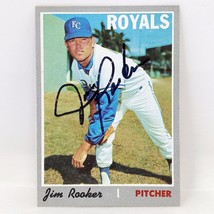 1970 Topps #222 Jim Rooker SIGNED Autograph Kansas City Royals Baseball ... - £5.55 GBP