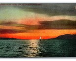 Sunset on Golden Gate San Francisco CA California CA DB Postcard O19 - £2.33 GBP