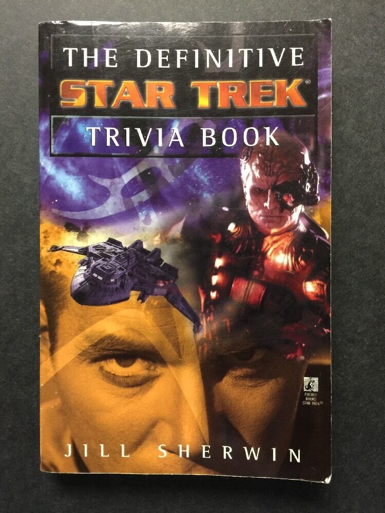 Il Definitive Star Trek Trivia Libro Di Jill Sherwin (2000, Libro IN Bro... - $2.47