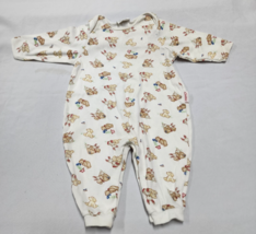 Vintage Carters If They Could Just Stay Little One Piece Sleeper Dog Bea... - $19.79