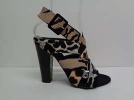Giuseppe Zanotti Size 8.5 Eur 38.5 ALIEN Natural Fur Sandals New Womens Shoes - £561.88 GBP