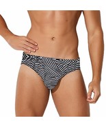 Mondxflaur 3D Stripes Swim Briefs Sexy Swimming Trunks Quick Dry Soft At... - $374.21 MXN