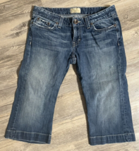 BKE Buckle Vintage Womens Crop Jeans BK10103 Distressed Faux Flap Pocket... - $19.24
