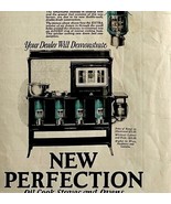 1924 Perfection Oil Cook Stove Oven Advertisement Industrial Ephemera June - $376.28 MXN