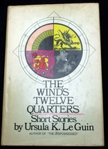 vntg 1975 Ursula K Le Guin hcdj BCE THE WIND&#39;S TWELVE QUARTERS Locus Bes... - £11.68 GBP
