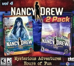 [NEW] Nancy Drew 2-Pack (Shadow At Water&#39;s Edge/Trail of Twister) PC DVD 2020 - £4.45 GBP
